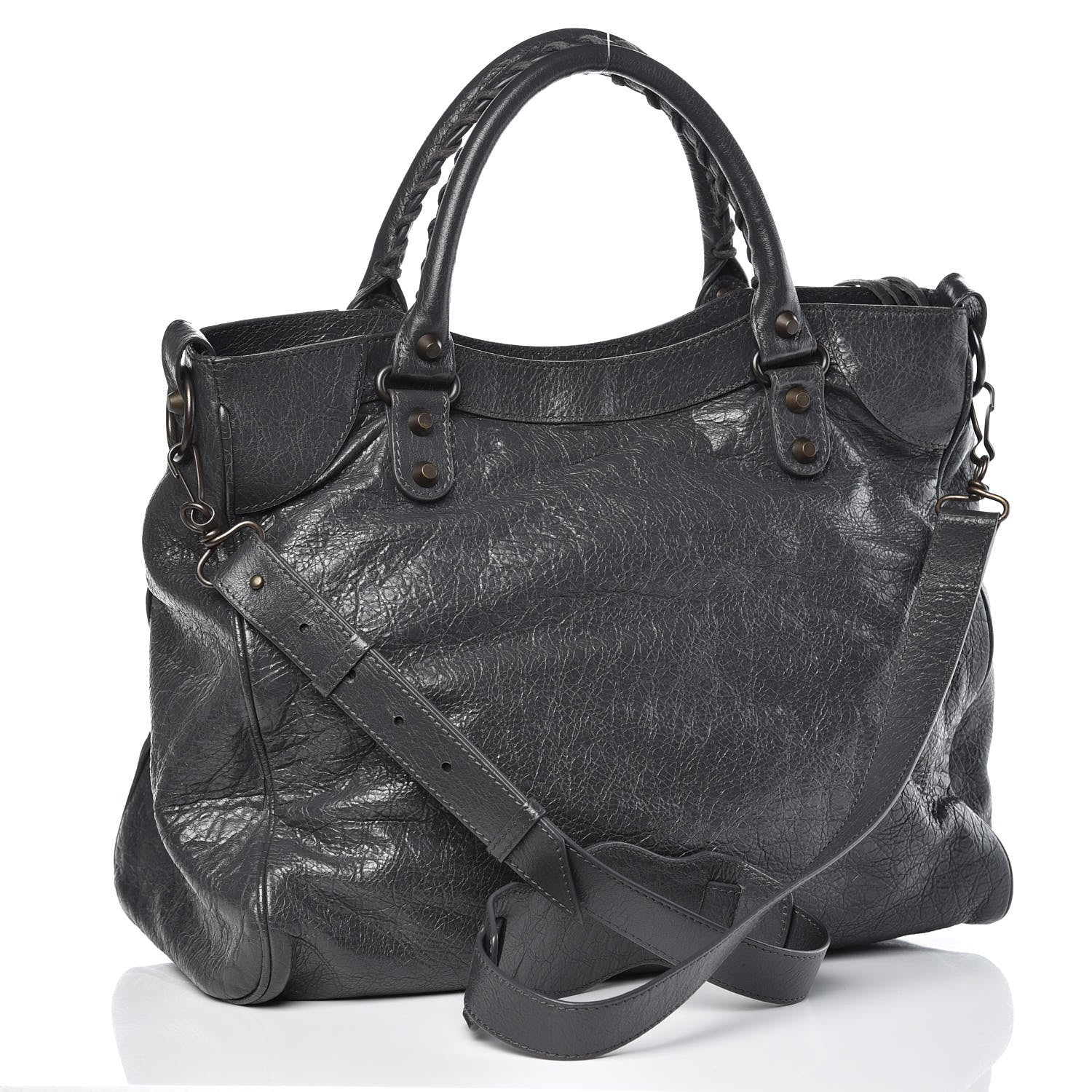 Balenciaga Agneau Classic Hardware Velo Gris Fossile 3 of 9