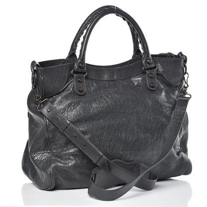 Balenciaga Agneau Classic Hardware Velo Gris Fossile 3 of 9