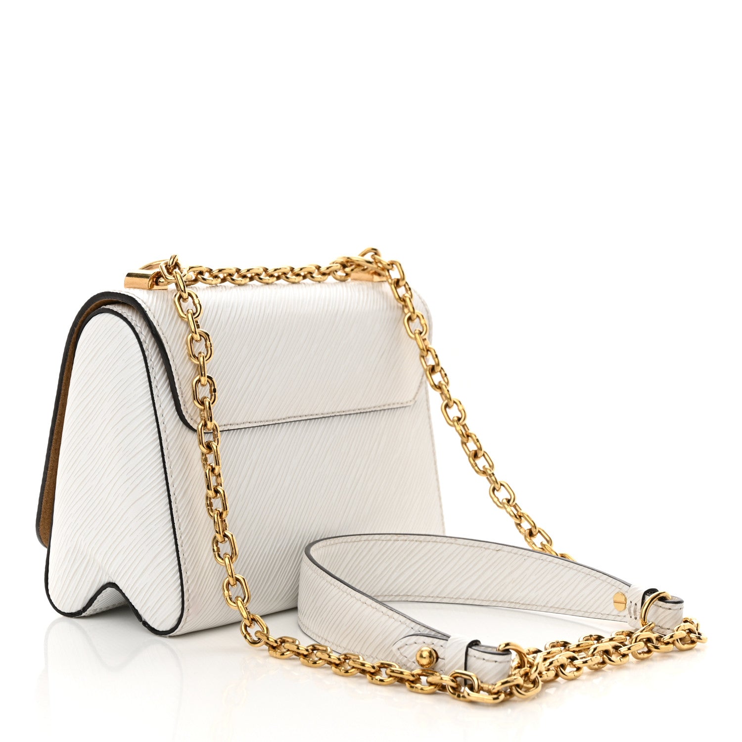 Louis Vuitton Epi Twist Shoulder Bag PM White 3 of 17