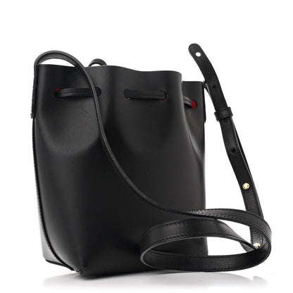 Mansur Gavriel Calfskin Mini Mini Bucket Bag Black Flamma 3 of 10