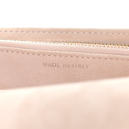 Christian Dior Grained Calfskin Diorama Wallet on Chain Pouch Rose Poudre 6 of 11