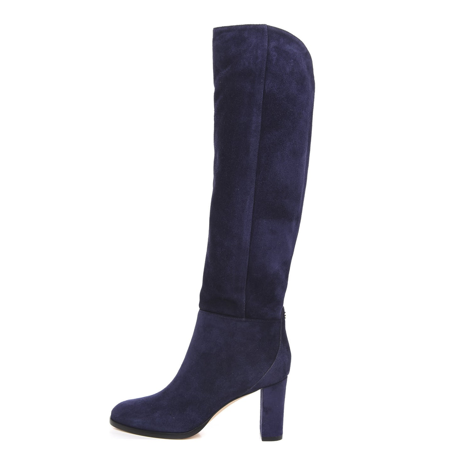 Suede Madalie 80 Knee High Boots 37.5 Navy