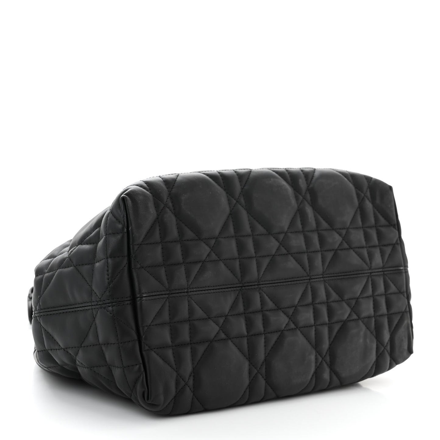 Calfskin Macrocannage Medium Toujours Black