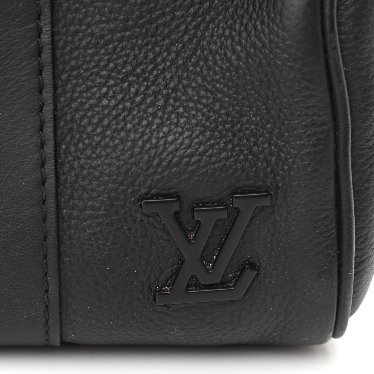 Calfskin Damier City XS Keepall Black