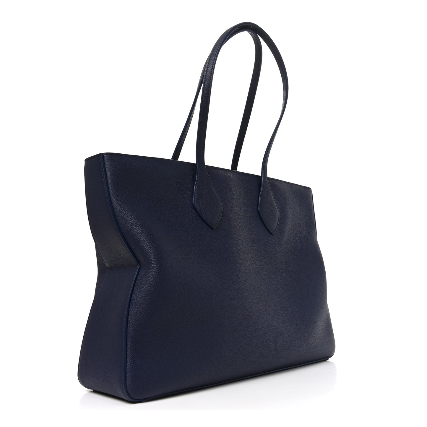 Calfskin Medium Star Tote New Navy