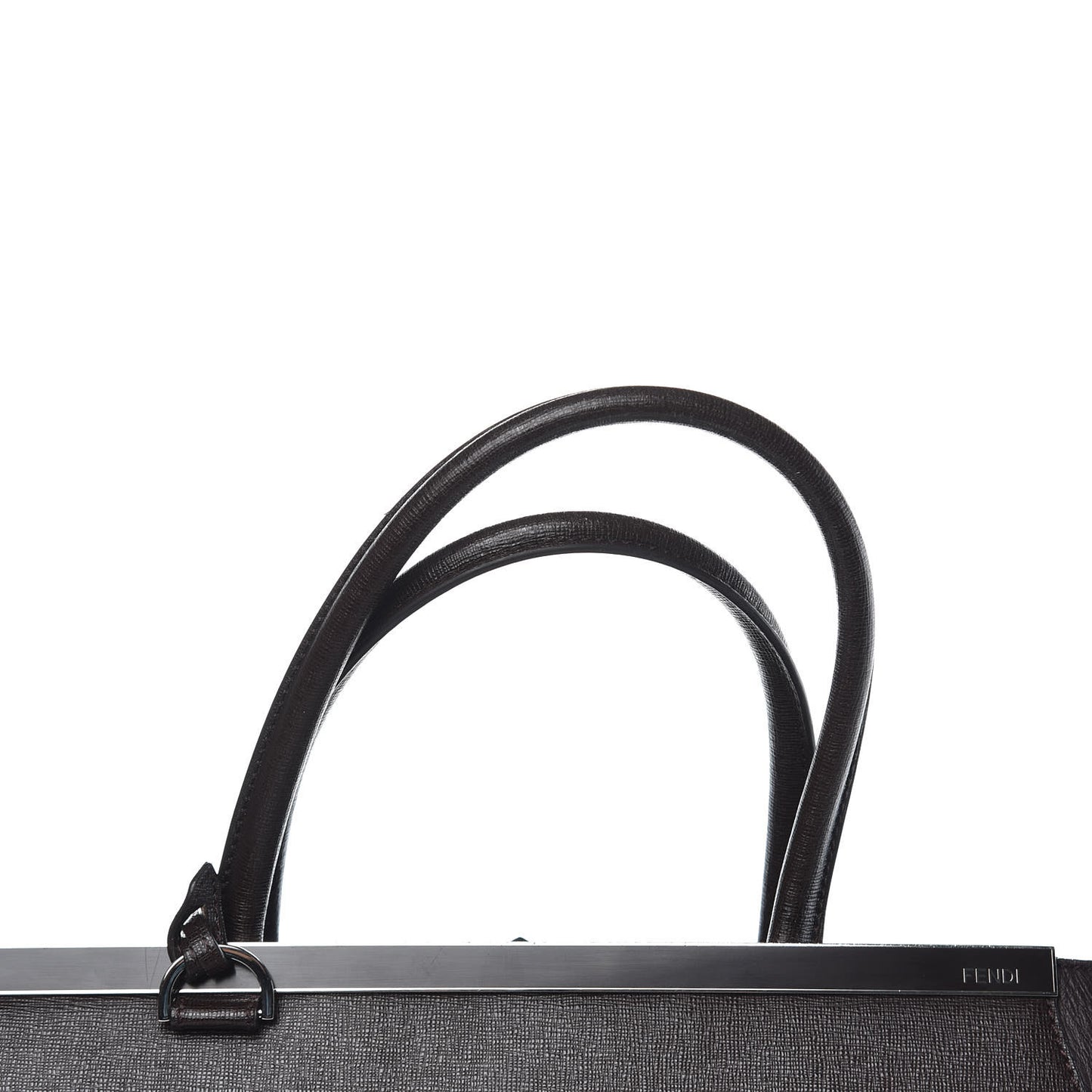 Vitello Elite Regular 2Jours Tote Caffe Noir