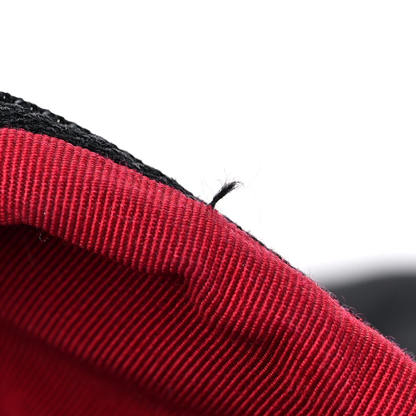 Jersey Quilted LA Cabas Bag Black Red