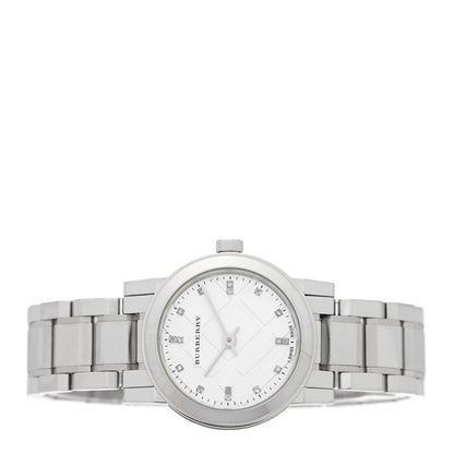 Burberry Stainless Steel Diamond 27mm Heritage Quartz Watch BU9213 2 of 5