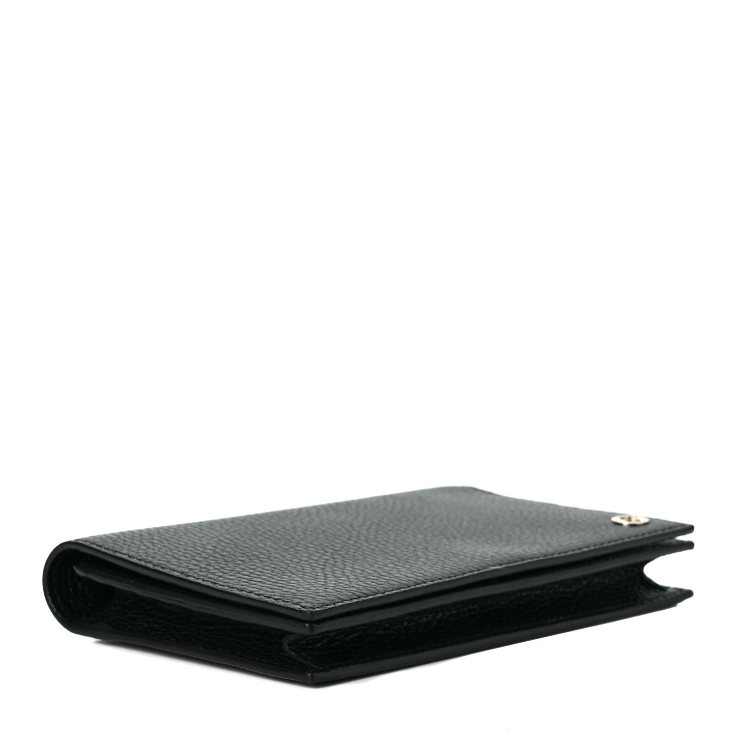 Gucci Dollar Calfskin Medium Betty Chain Wallet Black 3 of 7