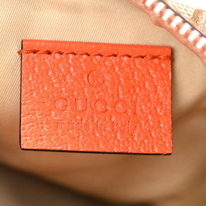 Gucci X THE NORTH FACE Monogram Textured Dollar Calfskin Embroidered Belt Bag Beige Ebony Mystic White Deep Orange 7 of 12