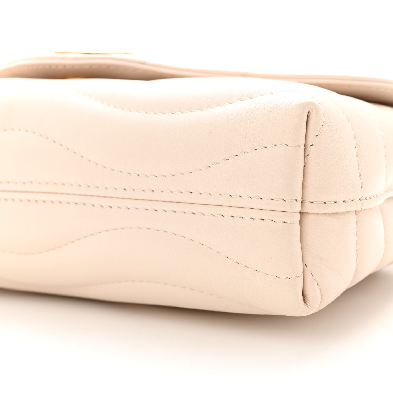 Louis Vuitton Calfskin LV New Wave Chain Bag Ivory 9 of 9