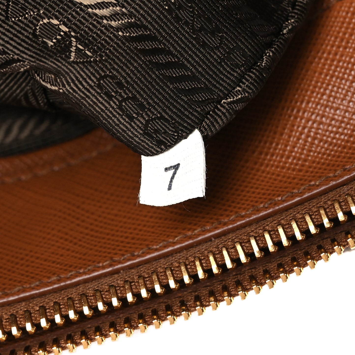 Saffiano Small Galleria Double Zip Tote Caramel