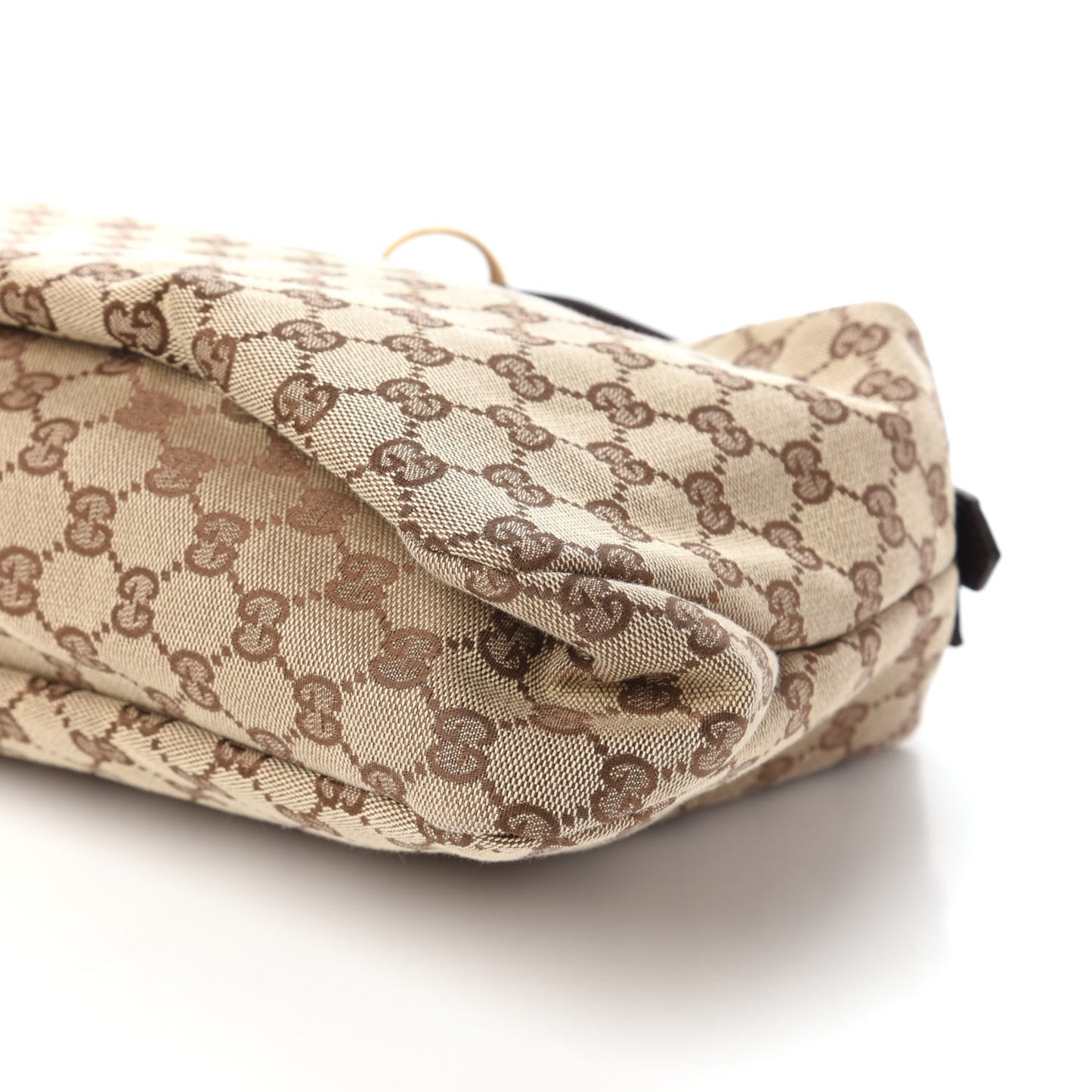 Monogram Medium Horsebit Chain Hobo Dark Brown
