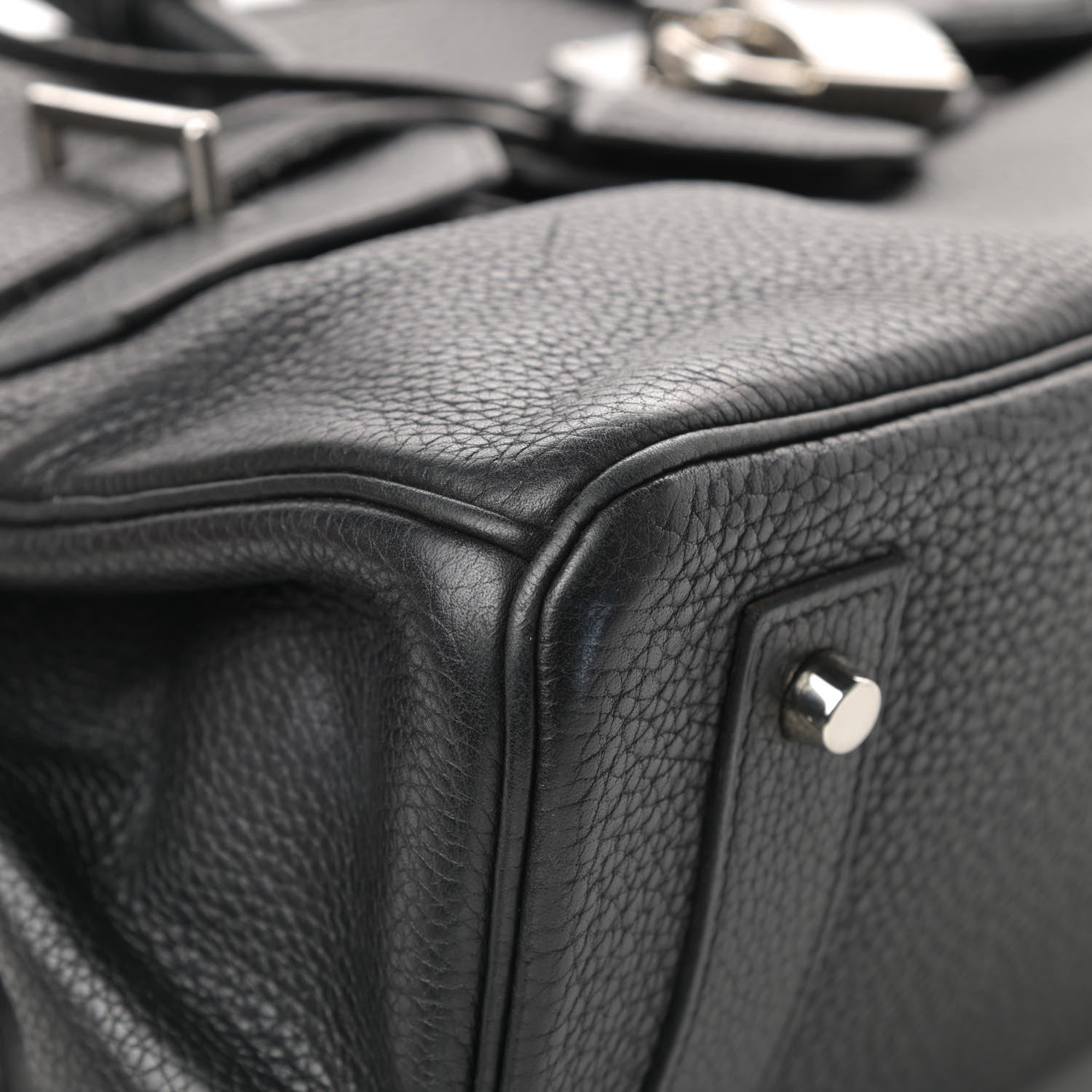 Hermes Taurillon Clemence JPG Birkin 42 Black 9 of 23