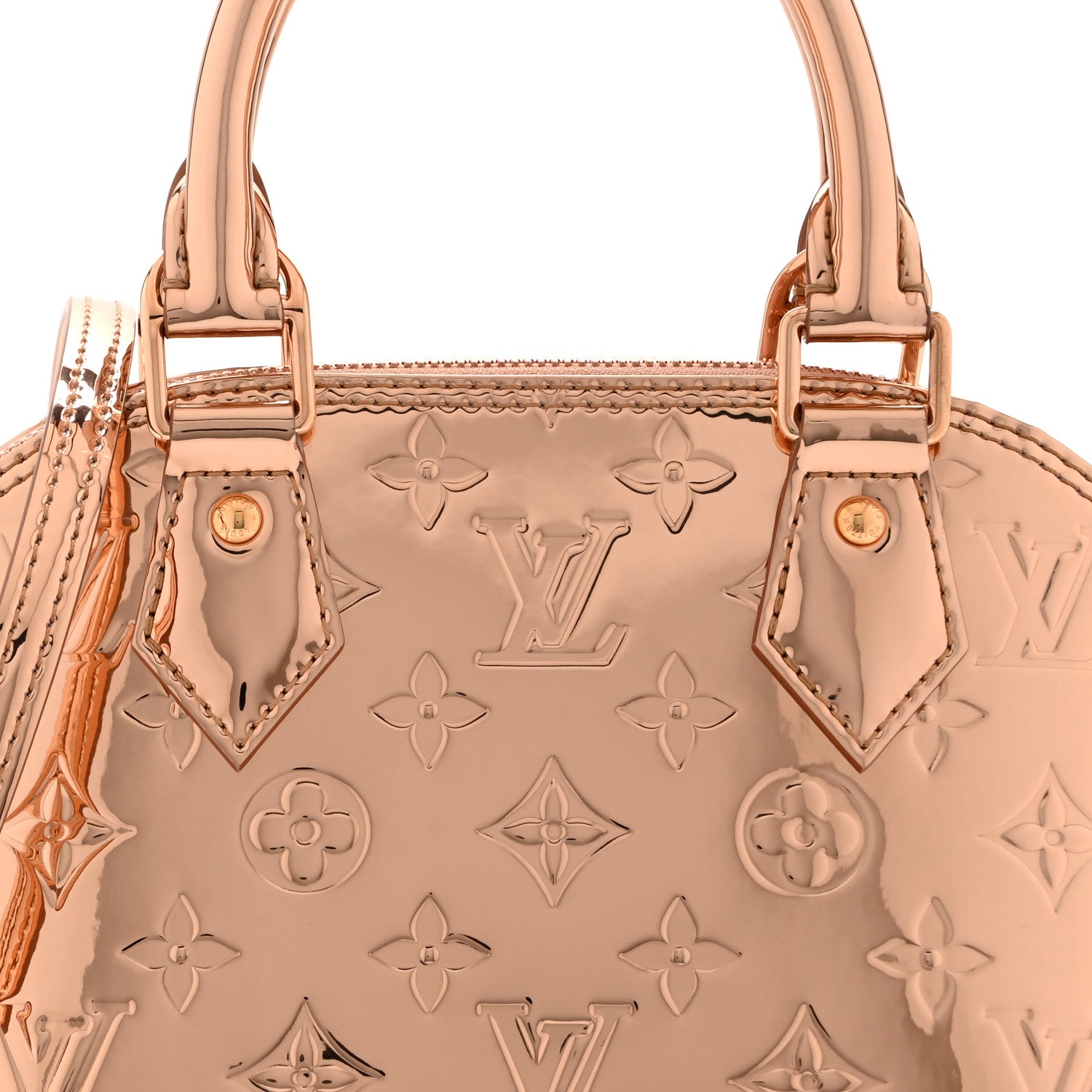 Louis Vuitton Monogram Miroir Alma BB Copper 7 of 10