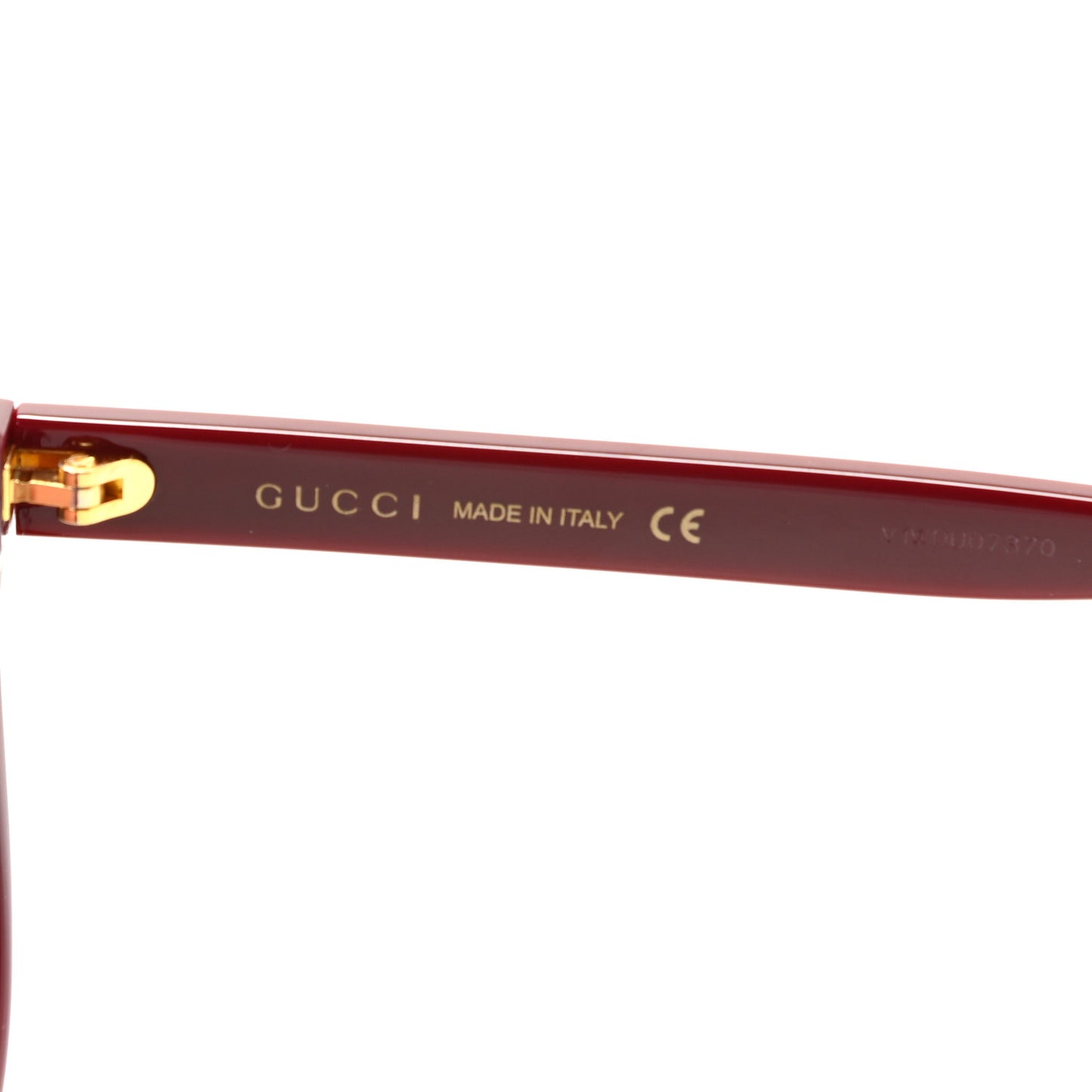 Cat Eye GG0163S Sunglasses Burgundy