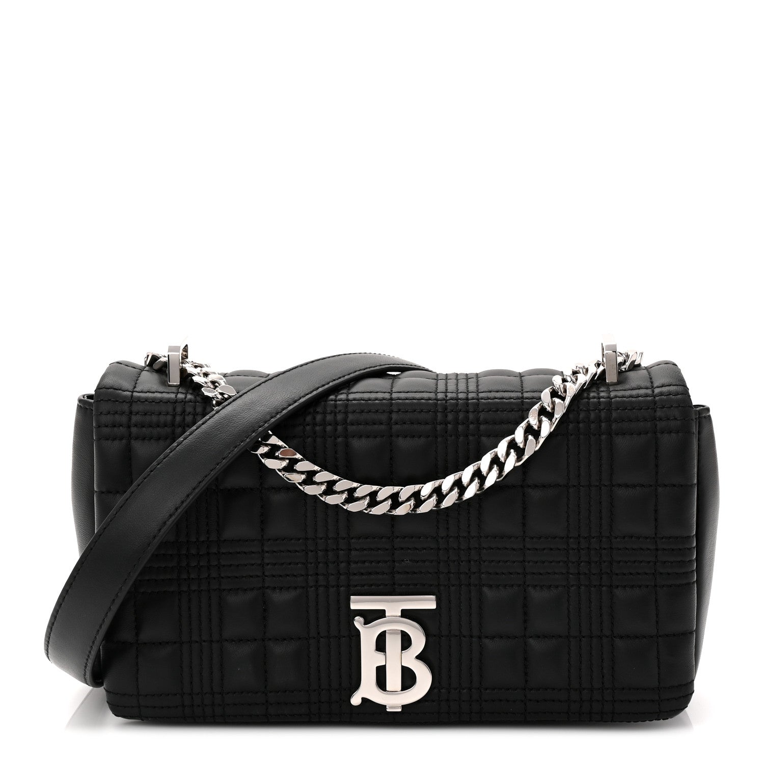 Burberry Lambskin Quilted Small Lola Bag Black 1 of 10