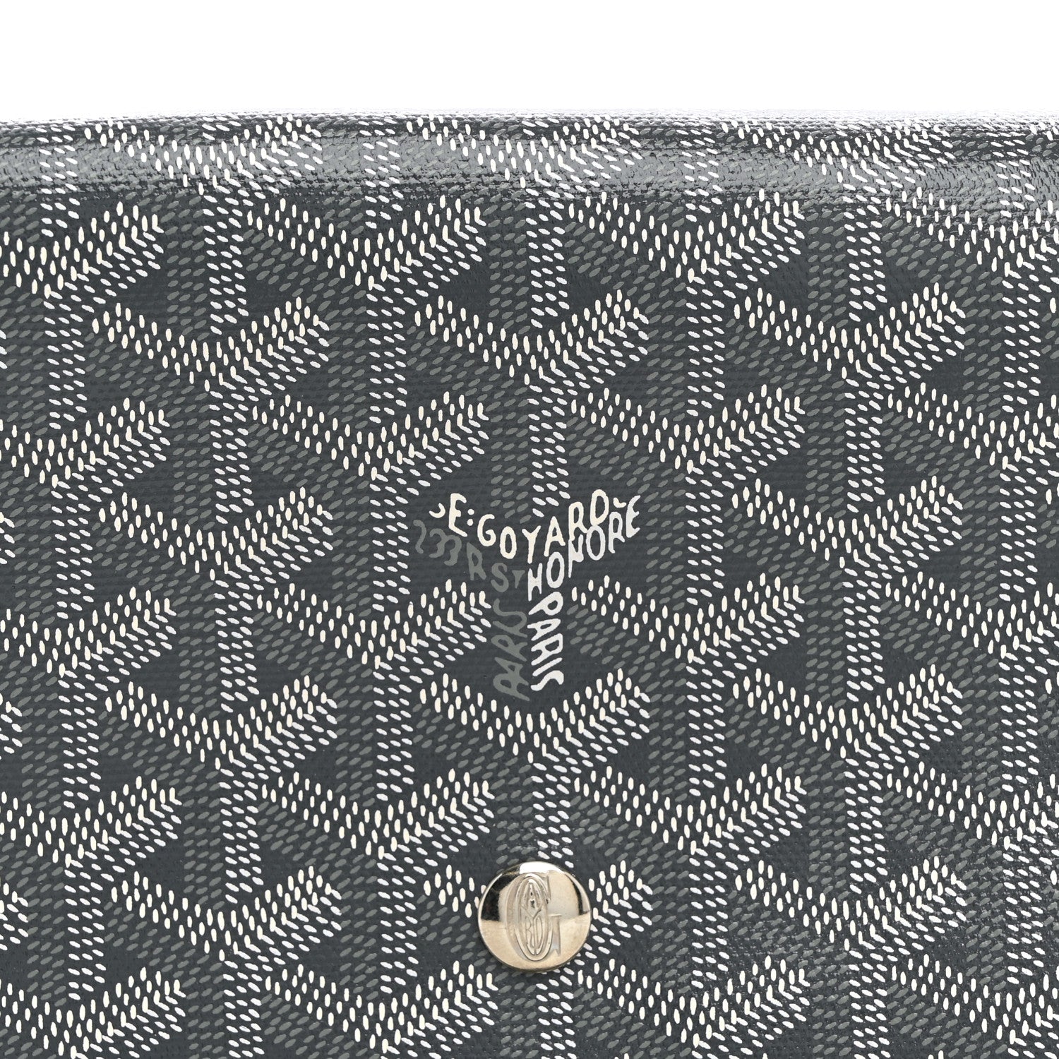 Goyard Goyardine Plumet Wallet Clutch Grey 9 of 11