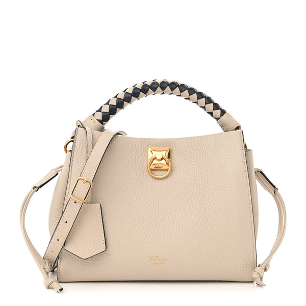 Mulberry Heavy Grain Small Iris Tote Chalk Midnight 1441814