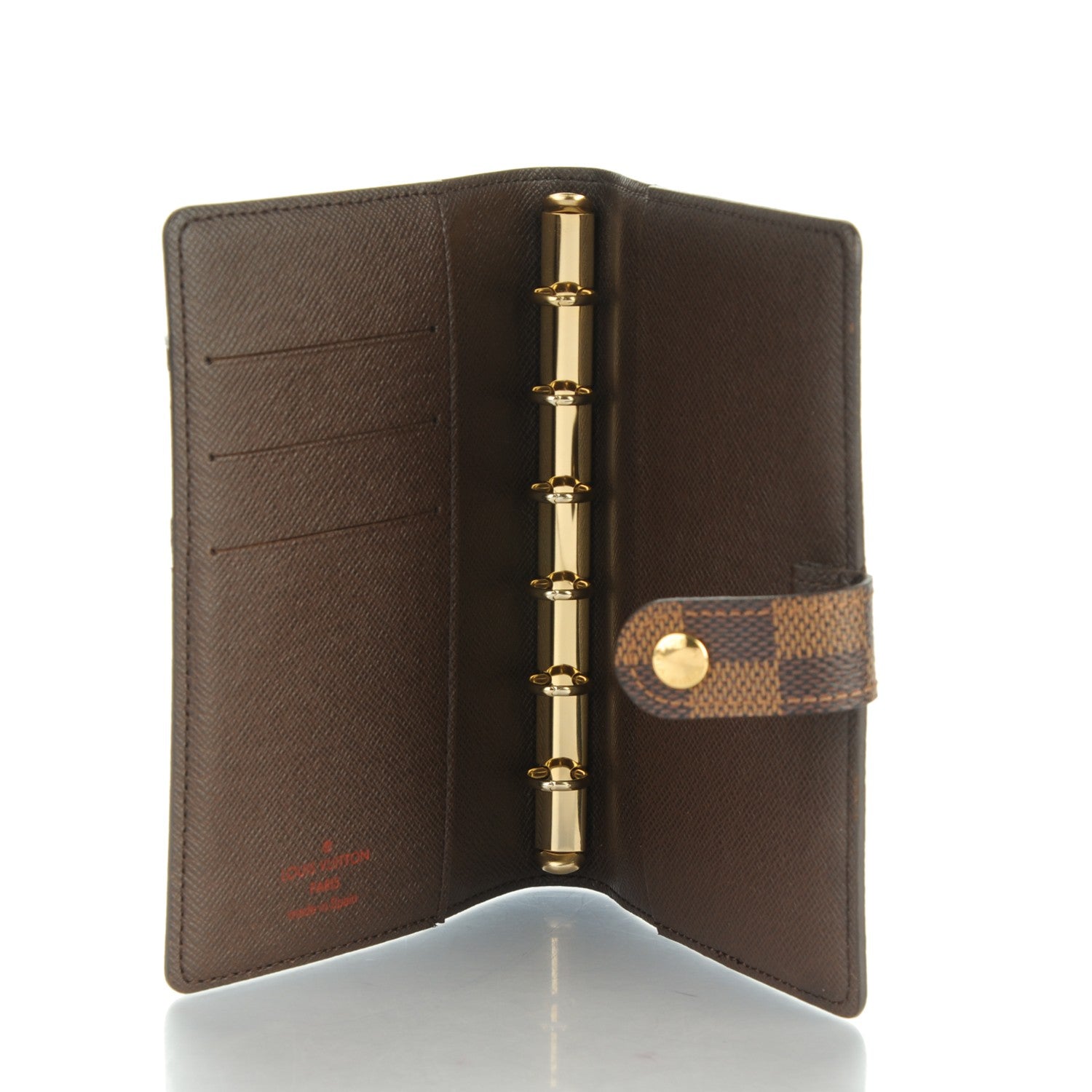 Louis Vuitton Damier Ebene Small Ring Agenda Cover 5 of 6