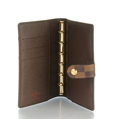 Louis Vuitton Damier Ebene Small Ring Agenda Cover 5 of 6
