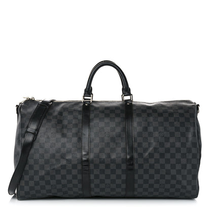 Louis Vuitton Damier Graphite Keepall Bandouliere 55 1 of 17