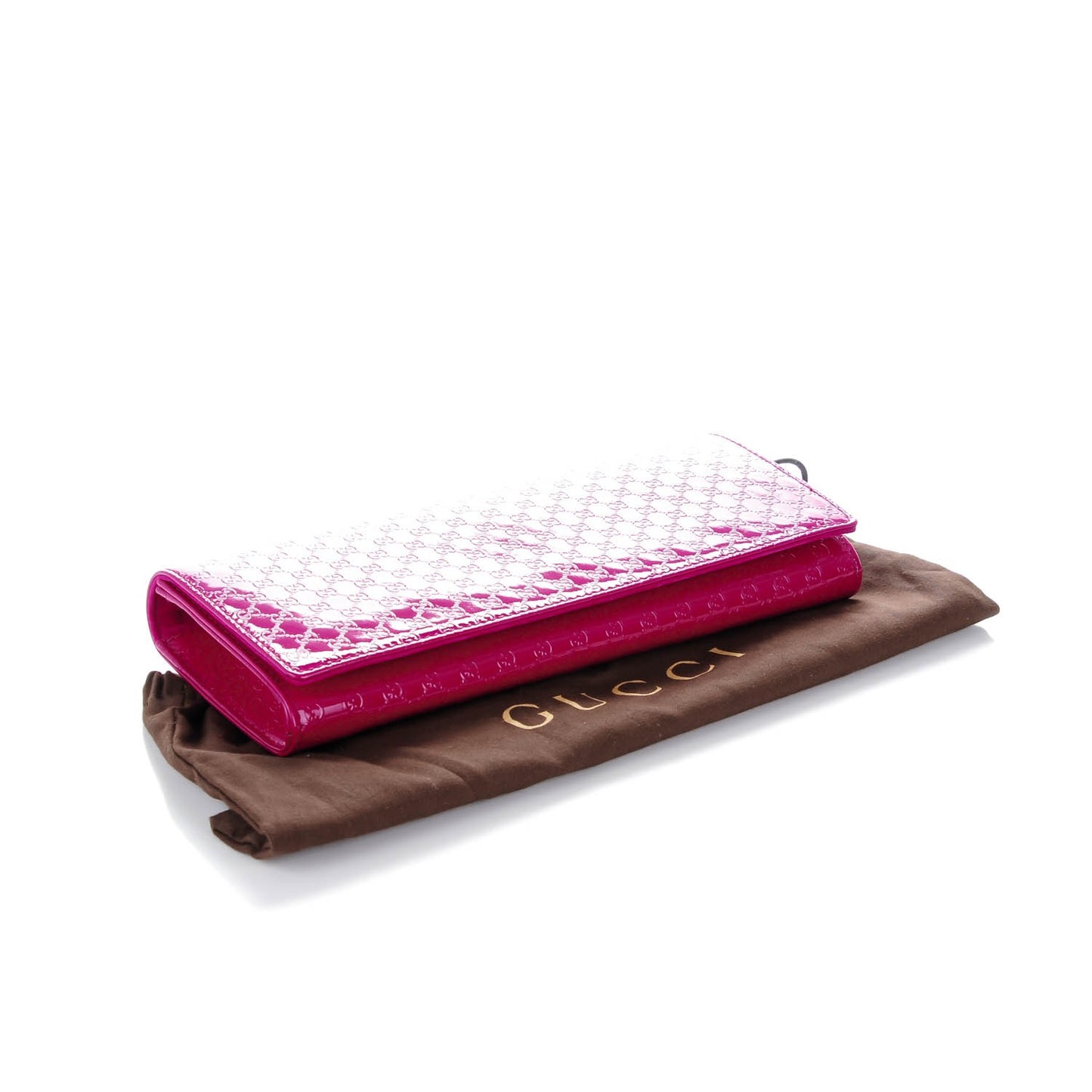 Patent Microguccissima Small Broadway Clutch Peonia Flower