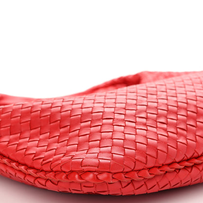 Bottega Veneta Nappa Intrecciato Large Veneta Hobo Red 8 of 9