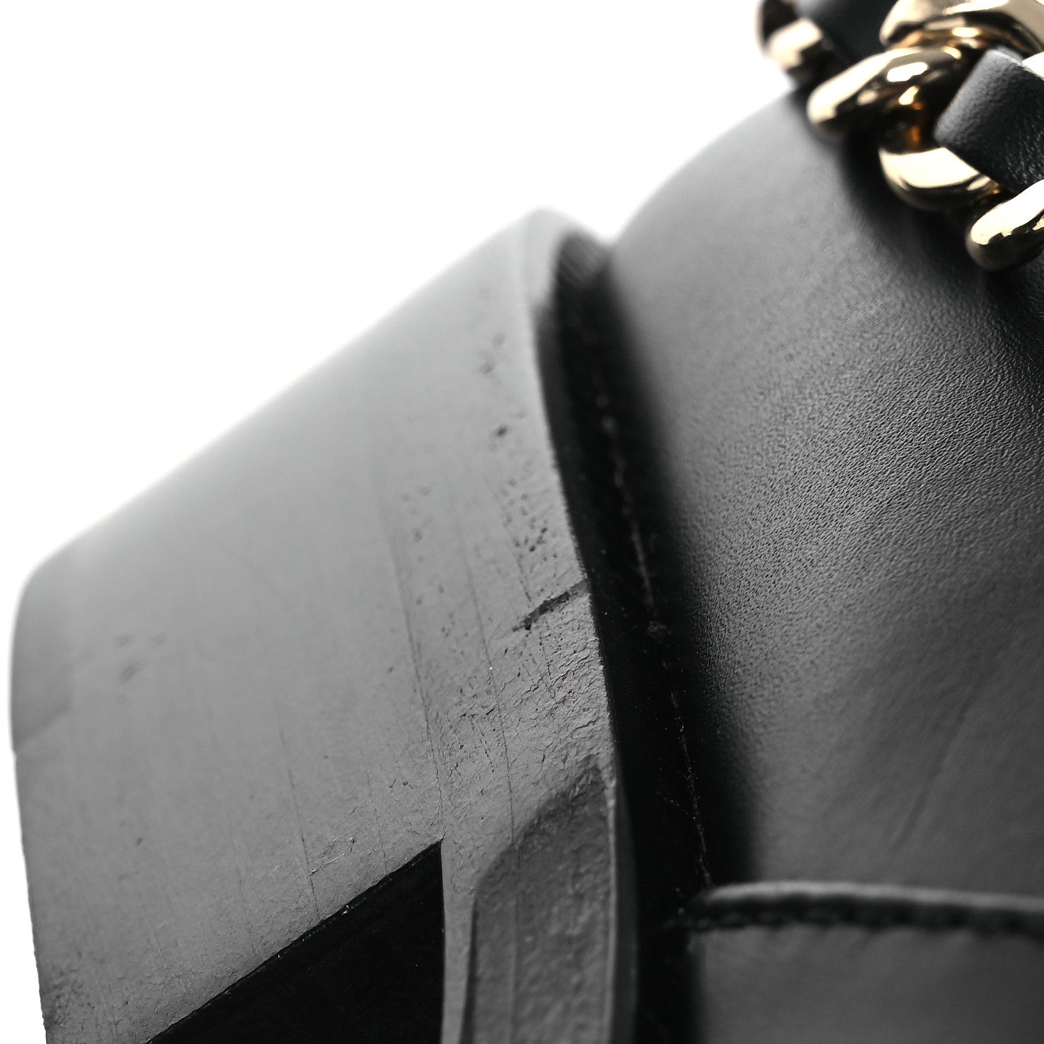 Chanel Calfskin Chain Short Boots 37.5 Black 11 of 13