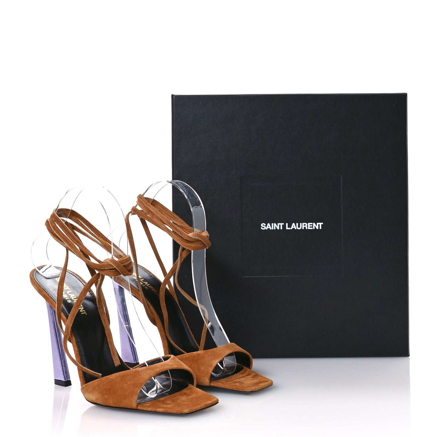 Suede Paz 105 Ankle Strap Sandals  38 Cachemire Light Brown