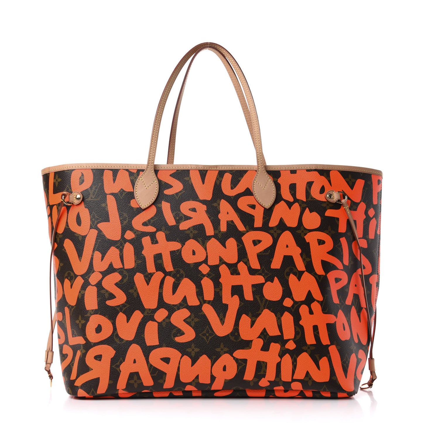 Monogram Graffiti Neverfull GM Orange