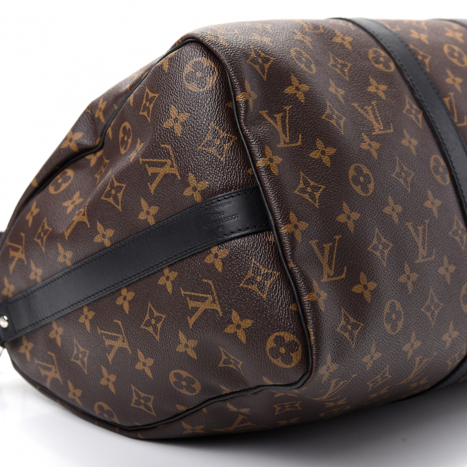 Louis Vuitton Monogram Macassar Keepall Bandouliere 45 5 of 9