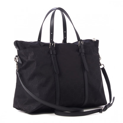 Gucci Nylon Monogram Tote Black 2 of 8