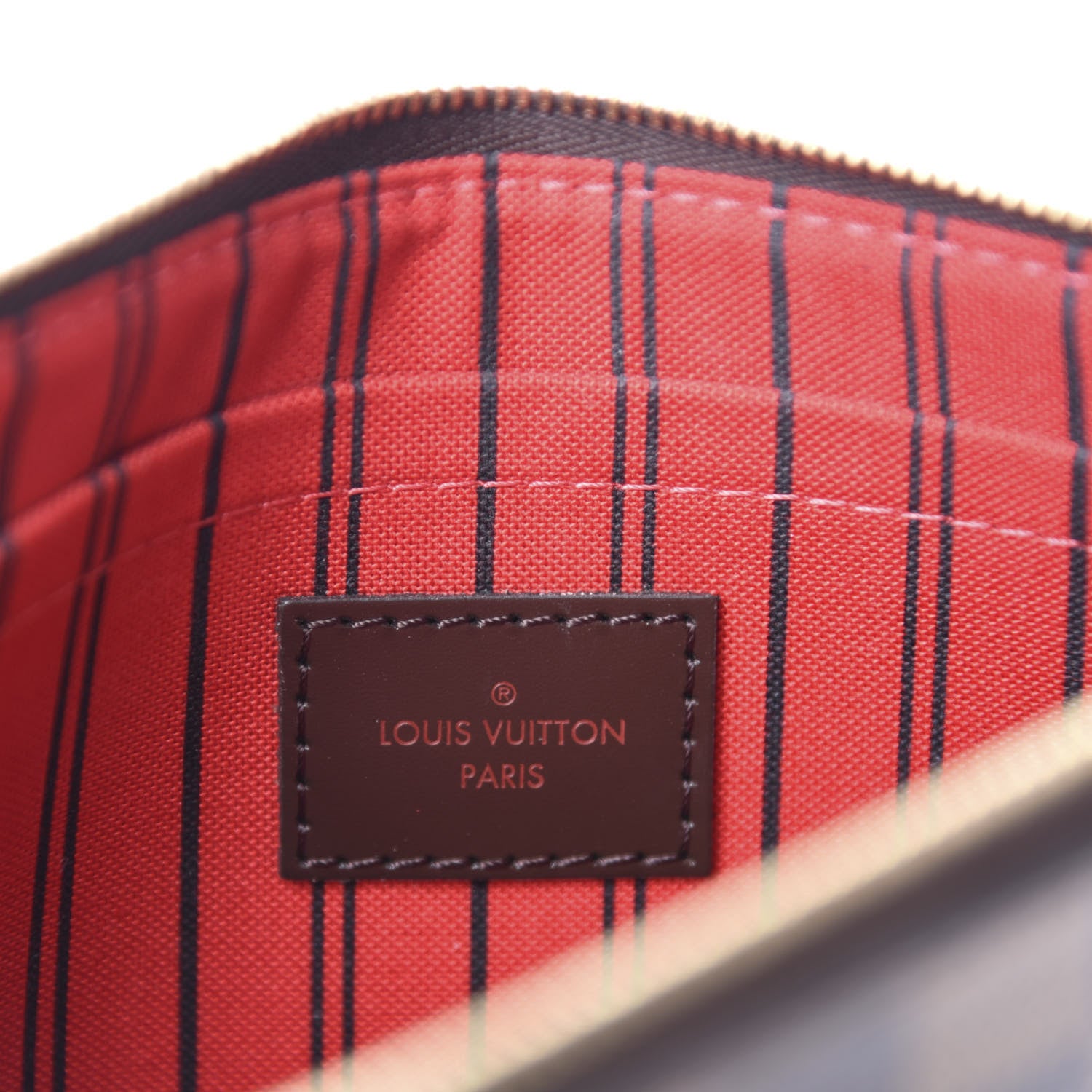 Louis Vuitton Damier Ebene Neverfull MM GM Pochette 6 of 7