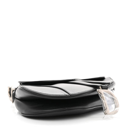 Christian Dior Calfskin Saddle Bag Black 4 of 13