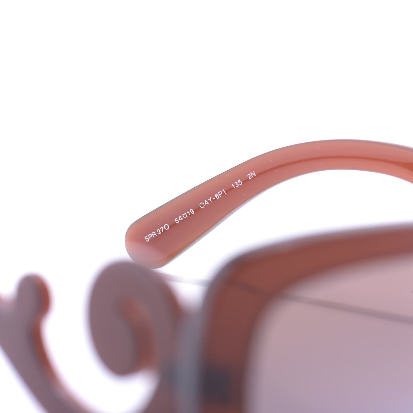 Acetate Baroque Sunglasses SPR 27O Purple Havana