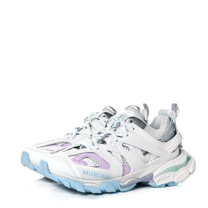Balenciaga Mesh Nylon Womens Track Sneakers 37 White Pastel 3 of 7