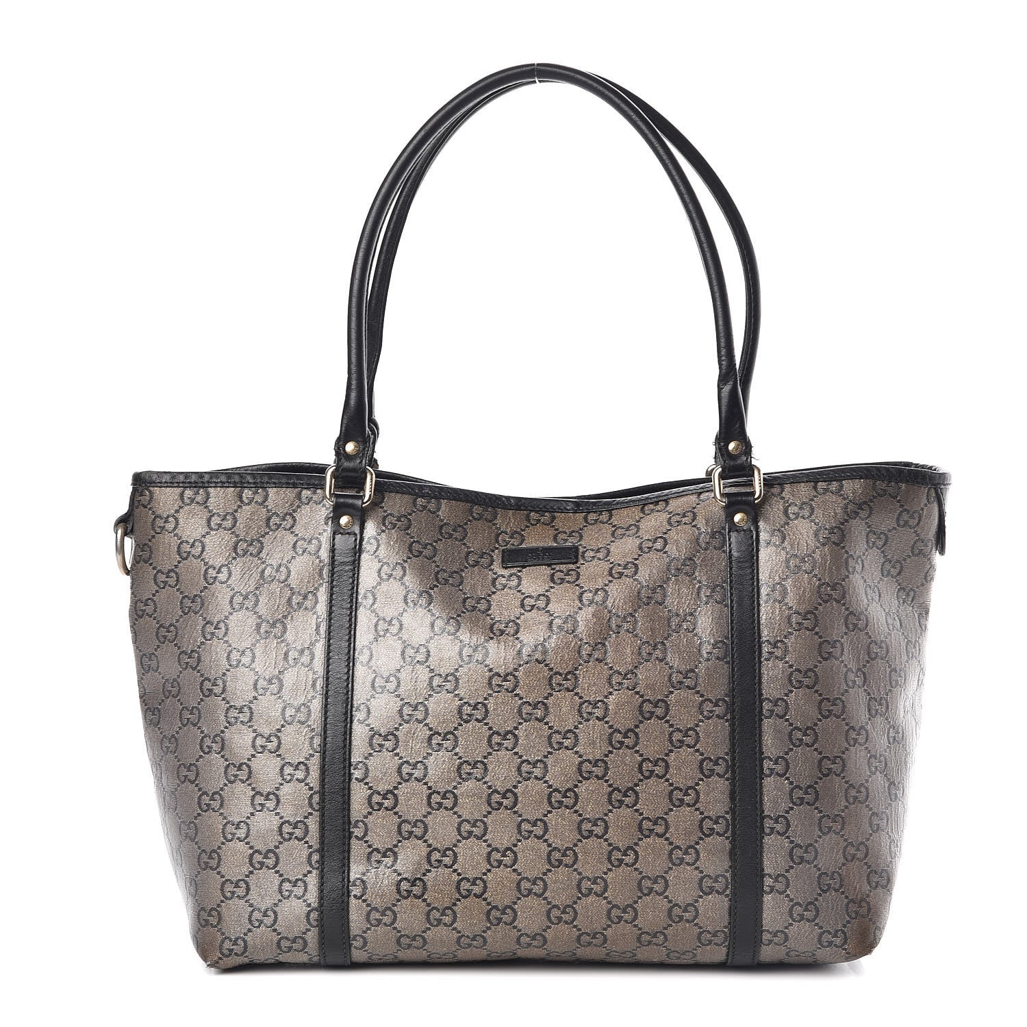 Gucci Lurex Monogram Medium Joy Tote Black 1 of 16