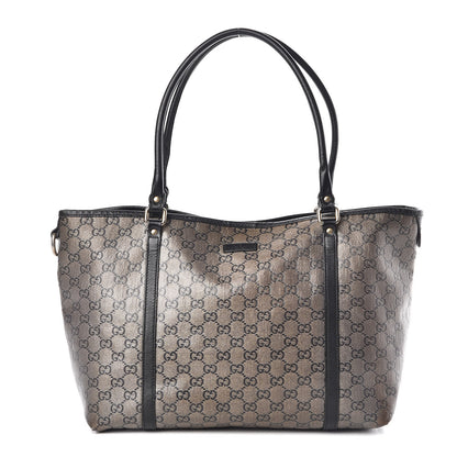 Gucci Lurex Monogram Medium Joy Tote Black 1 of 16