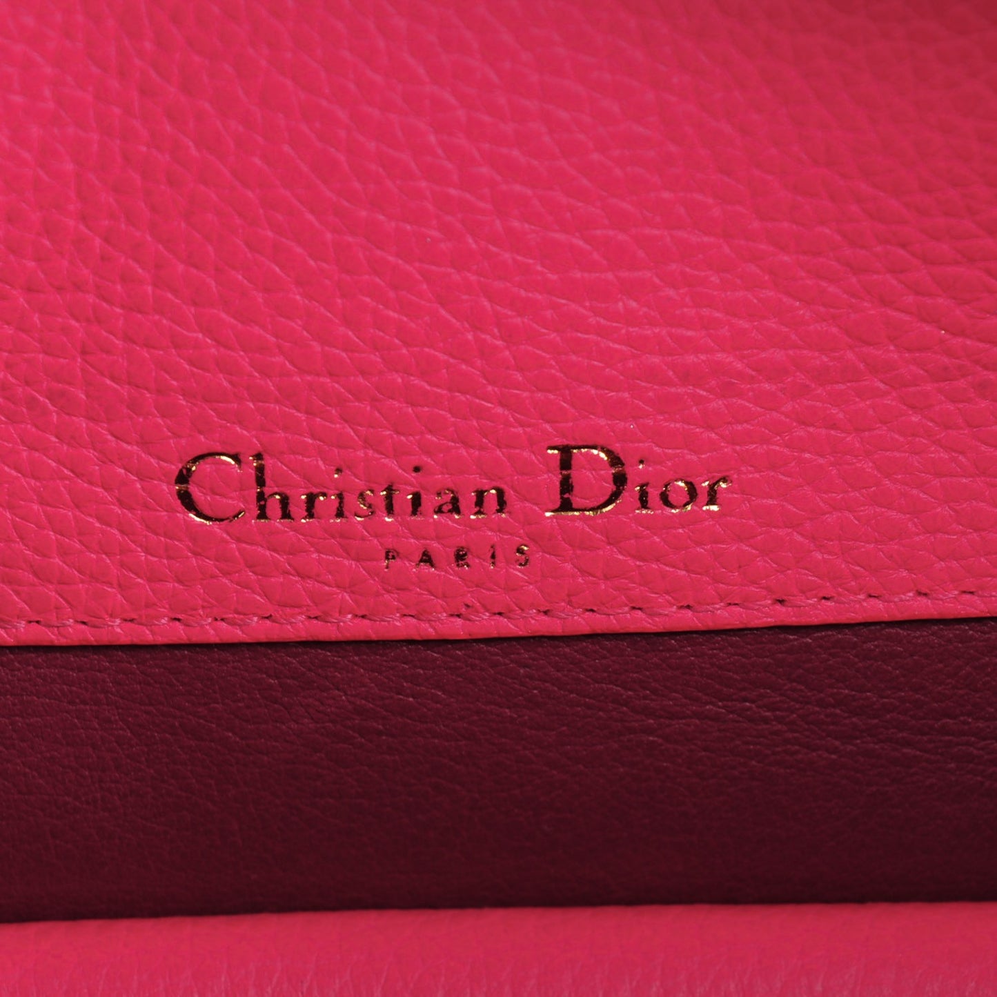 Grained Calfskin Bar Tote Coquelicot