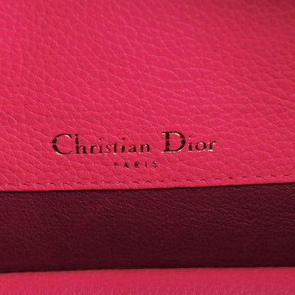 Christian Dior Grained Calfskin Bar Tote Coquelicot 6 of 7
