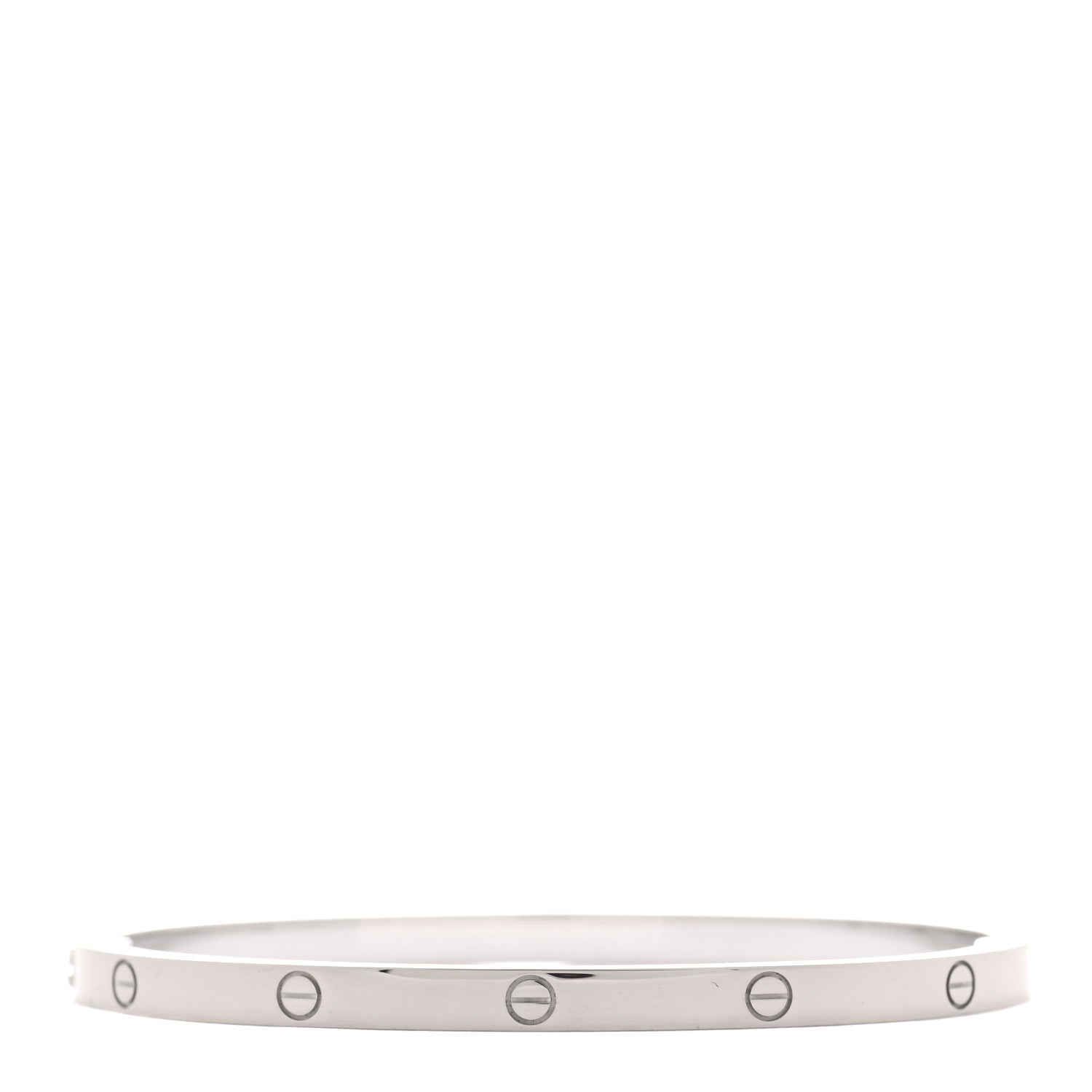 Cartier 18K White Gold Small LOVE Bracelet 16 3 of 6