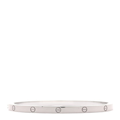 Cartier 18K White Gold Small LOVE Bracelet 16 3 of 6