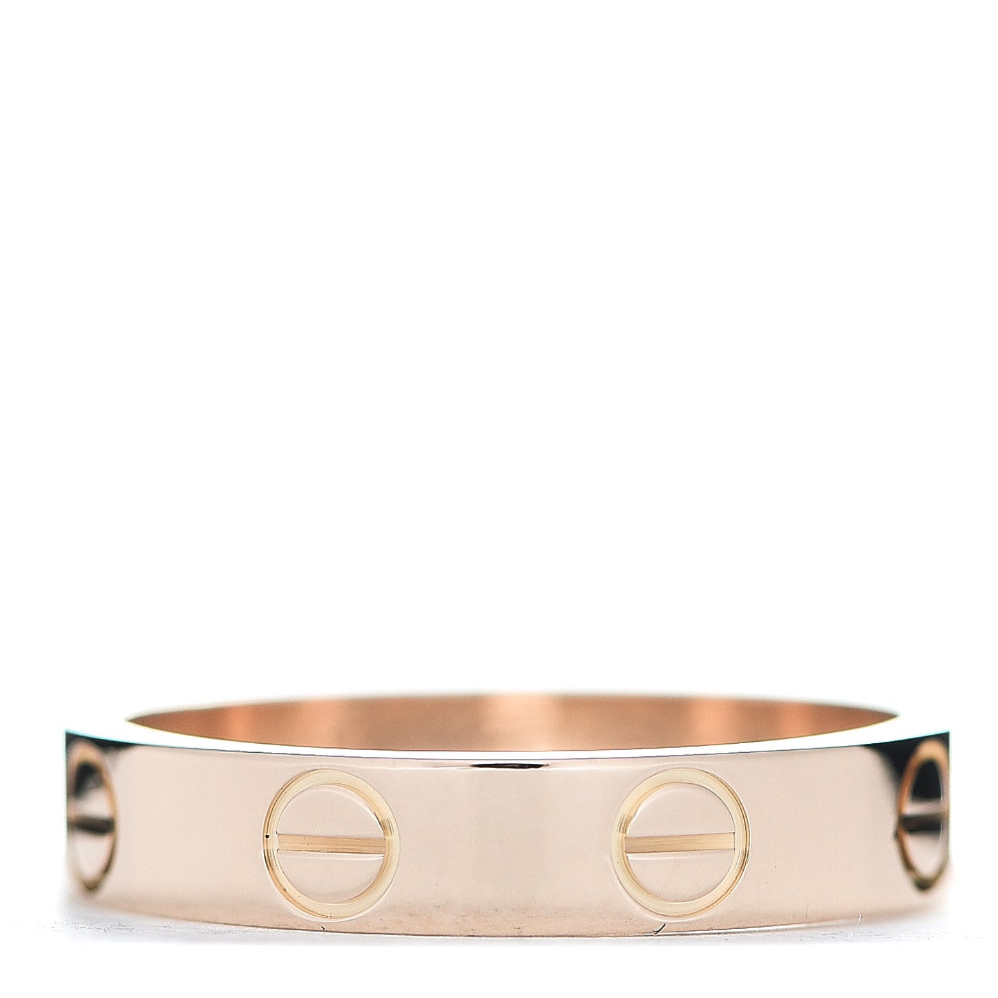 18K Pink Gold 3.5mm LOVE Wedding Band Ring 49 4.75
