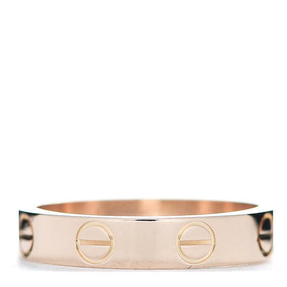 Cartier 18K Pink Gold 3.5mm LOVE Wedding Band Ring 49 4.75 2 of 4