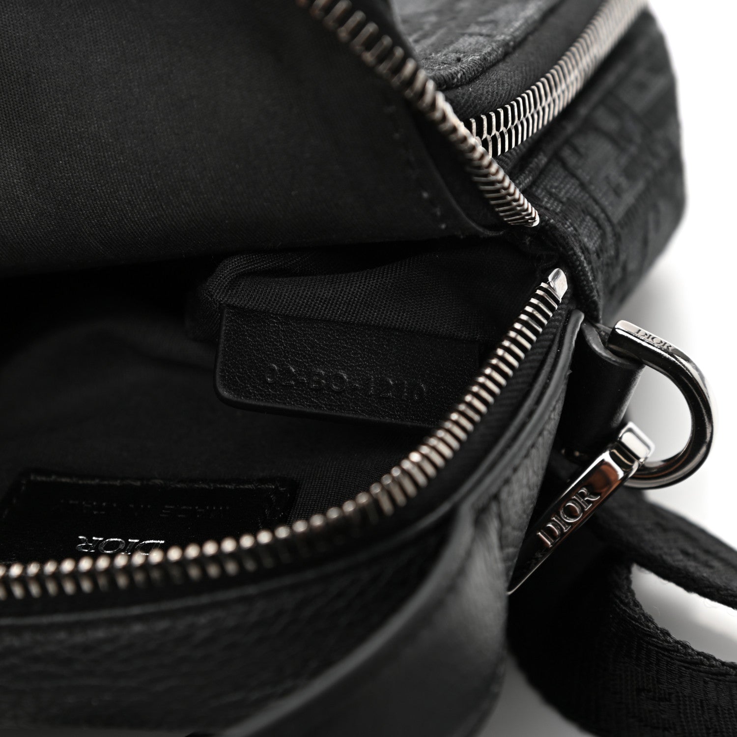 Christian Dior Oblique Micro Rider Pouch Black 8 of 13