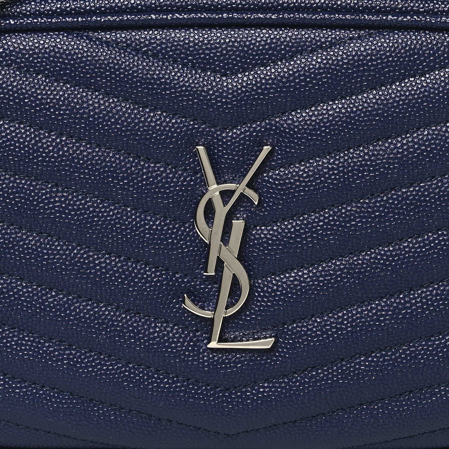 Grain De Poudre Matelasse Monogram Mini Lou Camera Bag Azure Blue