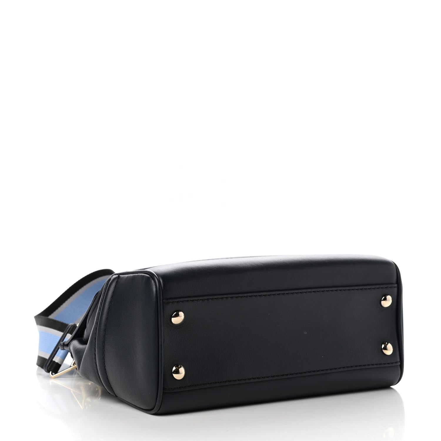 Versace Vitello Medium Palazzo Empire Bag Deep Blue 4 of 8