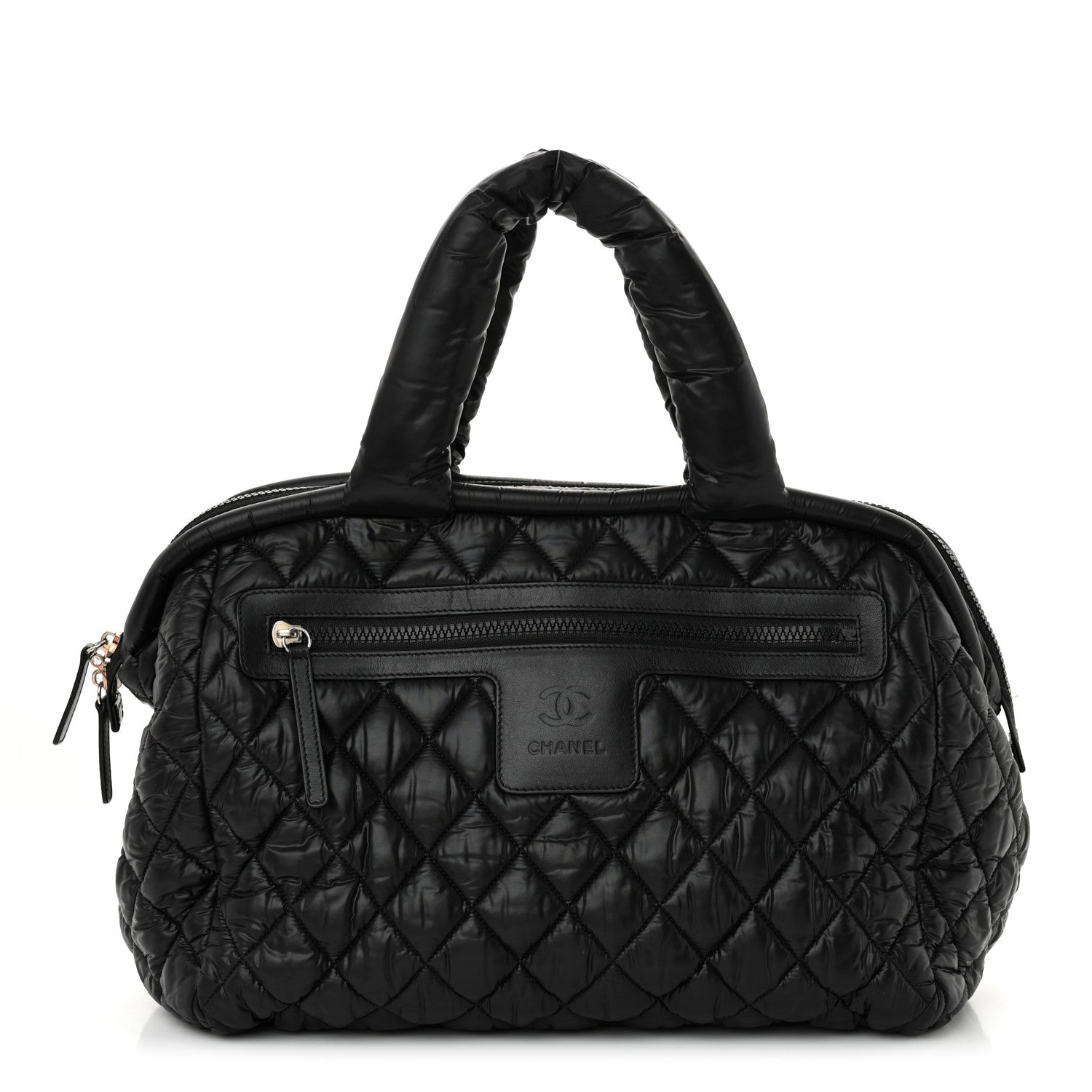 Chanel Nylon Coco Cocoon Bowler Black 1 of 12