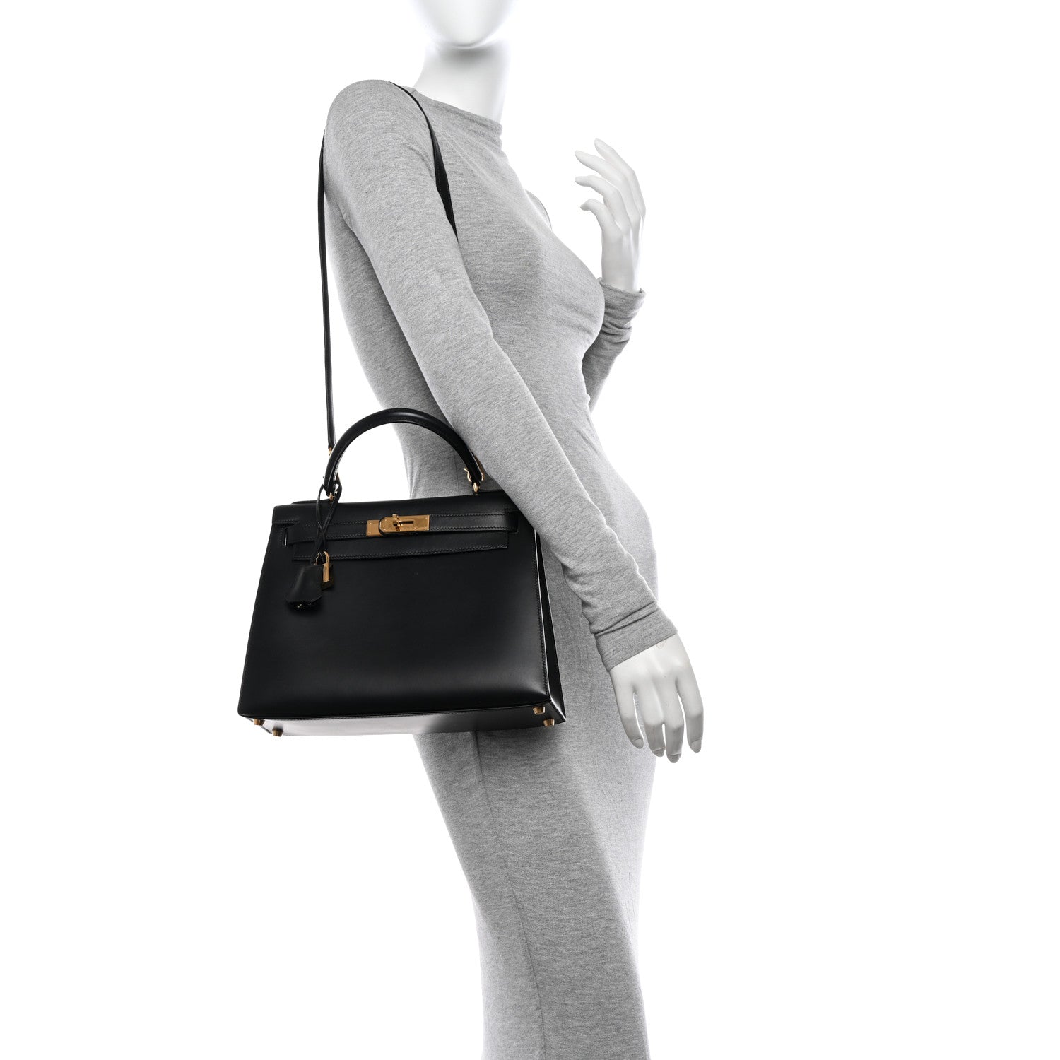 Hermes Box Kelly Sellier 28 Black 2 of 10
